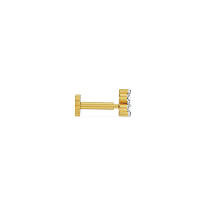 Tria Lab Grown Diamond Nose Pin