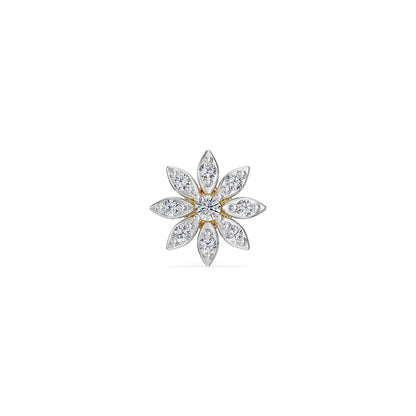 Flora Radiance Lab Grown Diamond Nose Pin