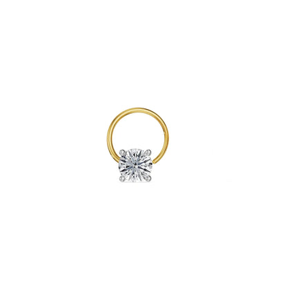 Celestial Solitaire Lab Grown Diamond Nose Pin