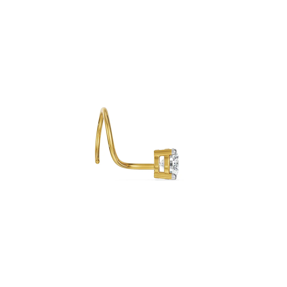 Celestial Solitaire Lab Grown Diamond Nose Pin