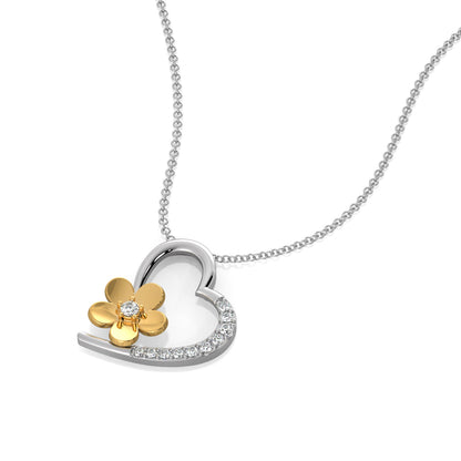 Love Blossom Lab Grown Diamond Pendant_in-stock