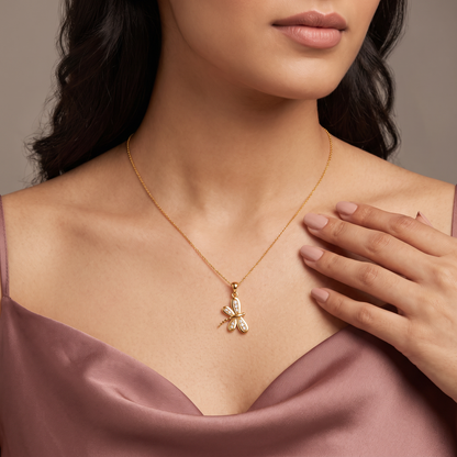 Butterfly Lab Grown Diamond Pendant