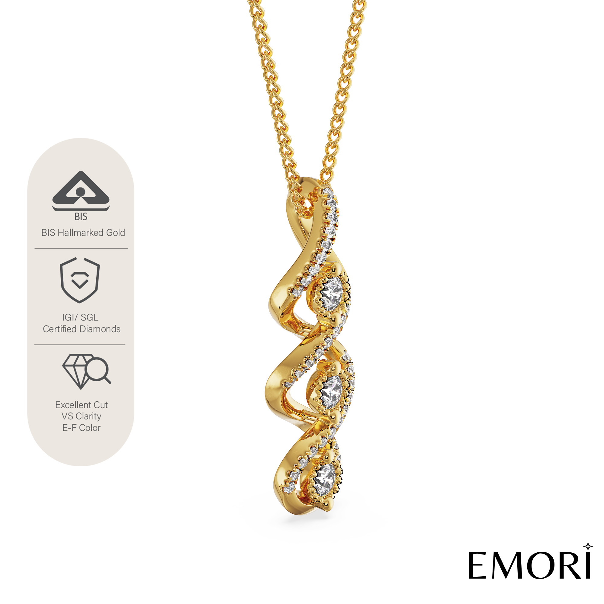 Interlocking Diamond Cross Pendant_in-stock