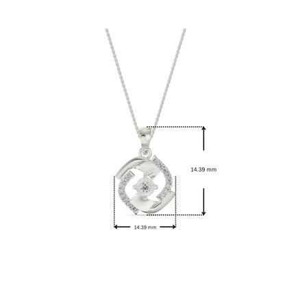 Evil Eye Lab Grown Diamond Pendant 9KT