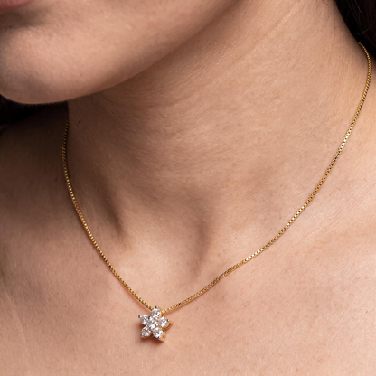 Mosi Leaf Lab Grown Diamond Pendant