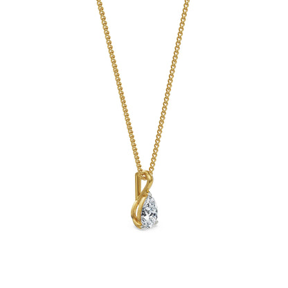 0 5 CT Pear Lab Grown Diamond Solitaire Pendant_in-stock