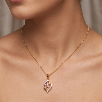 Parallel Stroke Lab Grown Diamond Pendant