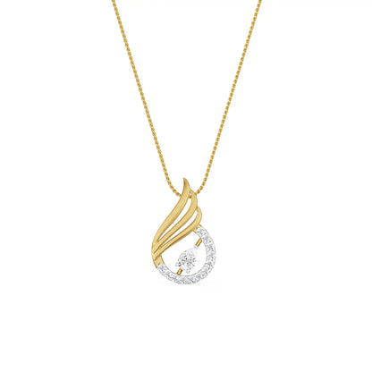 Pear Swan Lab Grown Diamond Pendant_in-stock