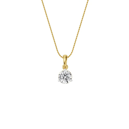 1 CT Classic Diamond Pendant 9KT