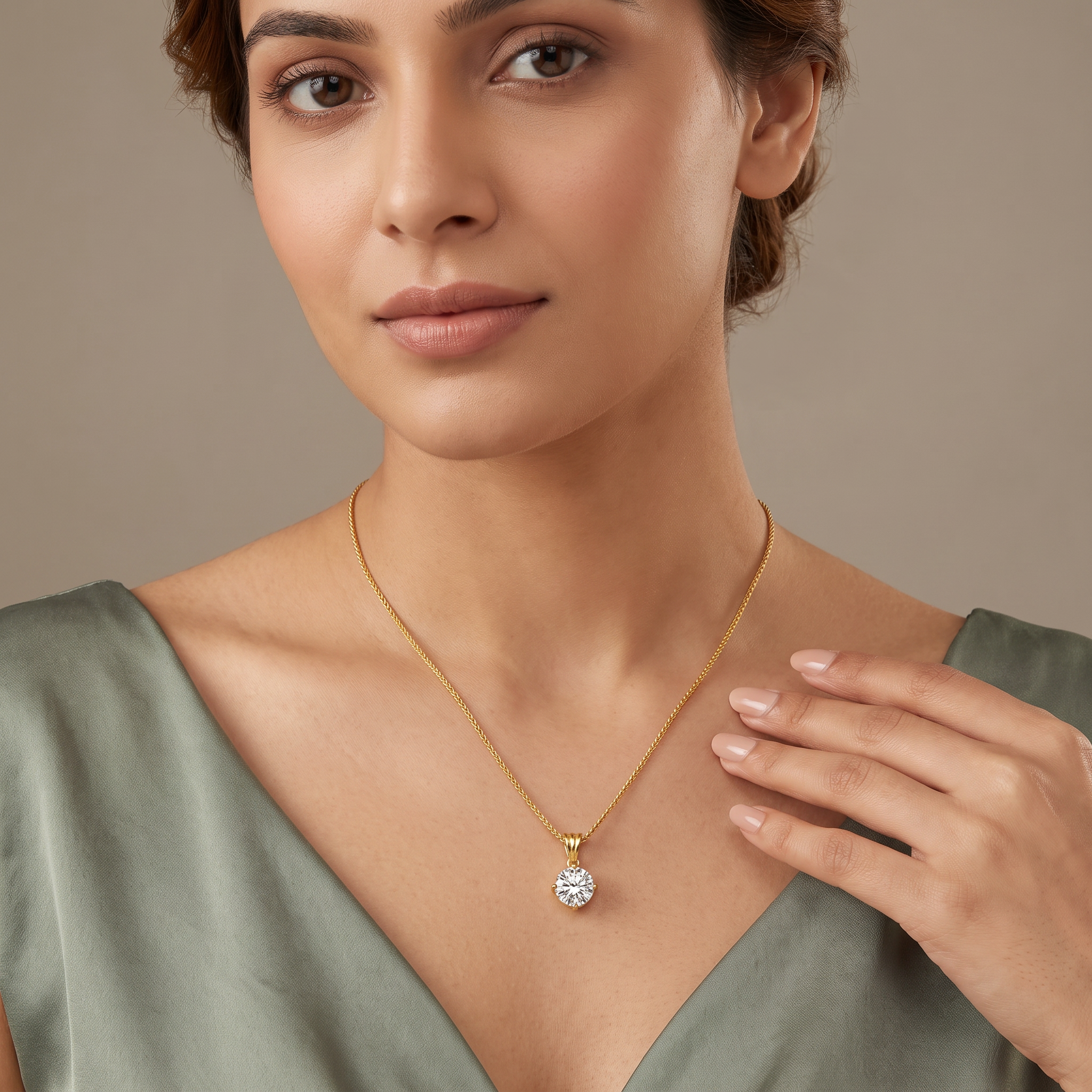Rihana Lab Grown Diamond Pendant