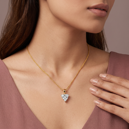2 CT Trillion Lab Grown Diamond Pendant