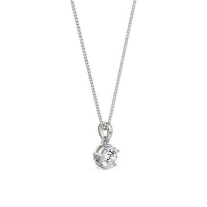 0 5 CT Bright Round Lab Diamond Pendant_in-stock