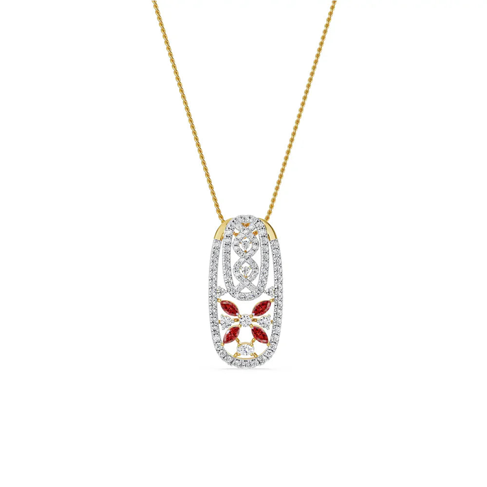 Tira Lab Grown Diamond Pendant 9KT