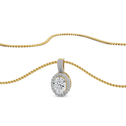 Scarlet Glow Lab Grown Diamond Pendant