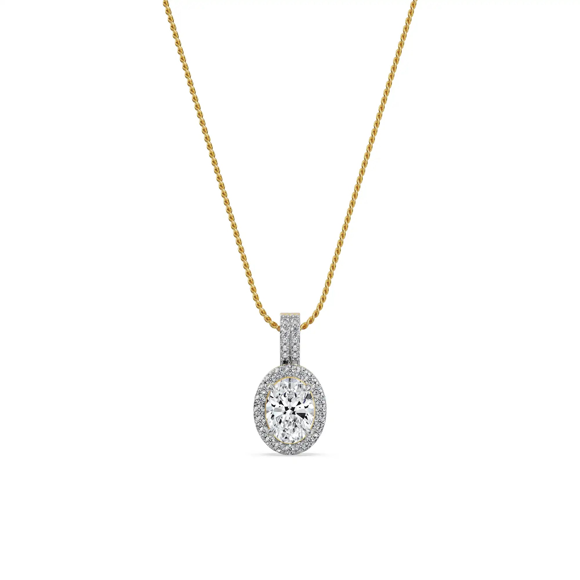 Scarlet Glow Lab Grown Diamond Pendant