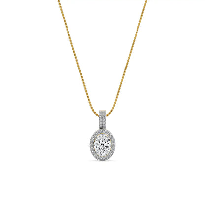 Scarlet Glow Lab Grown Diamond Pendant
