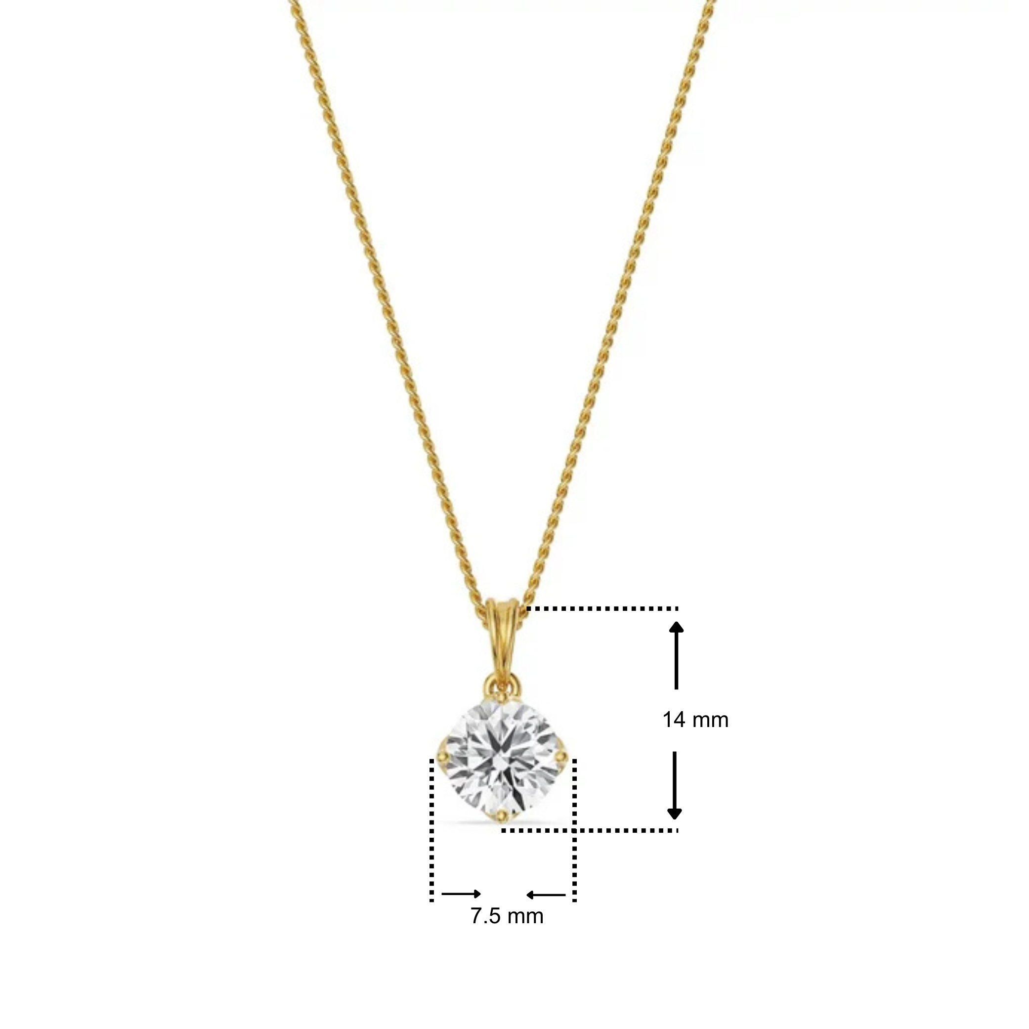 Rihana Lab Grown Diamond Pendant