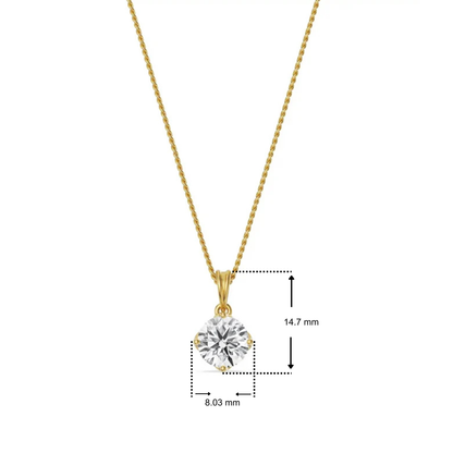 Grace Lab Grown Diamond Pendant