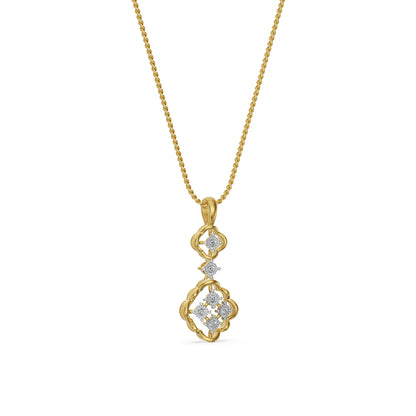 Clover Cascade Lab Grown Diamond Pendant