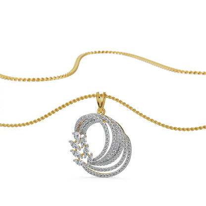 Lunara Vine Lab Grown Diamond Pendant