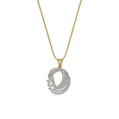 Lunara Vine Lab Grown Diamond Pendant