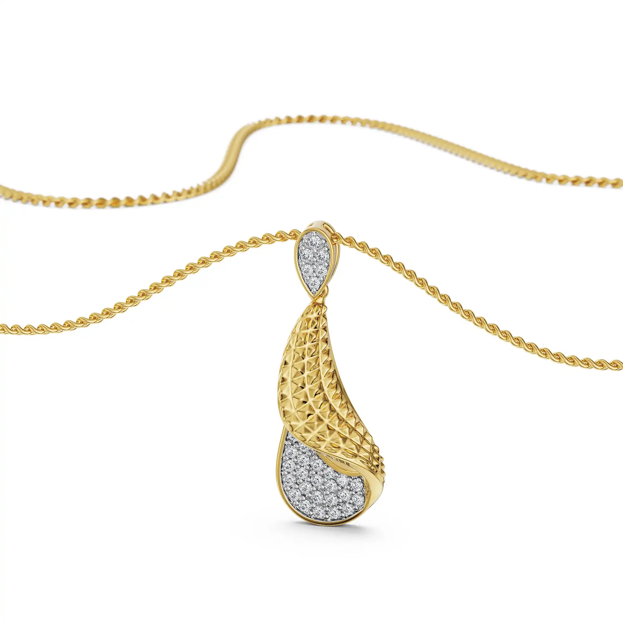 Petal Aura Lab Grown Diamond Pendant