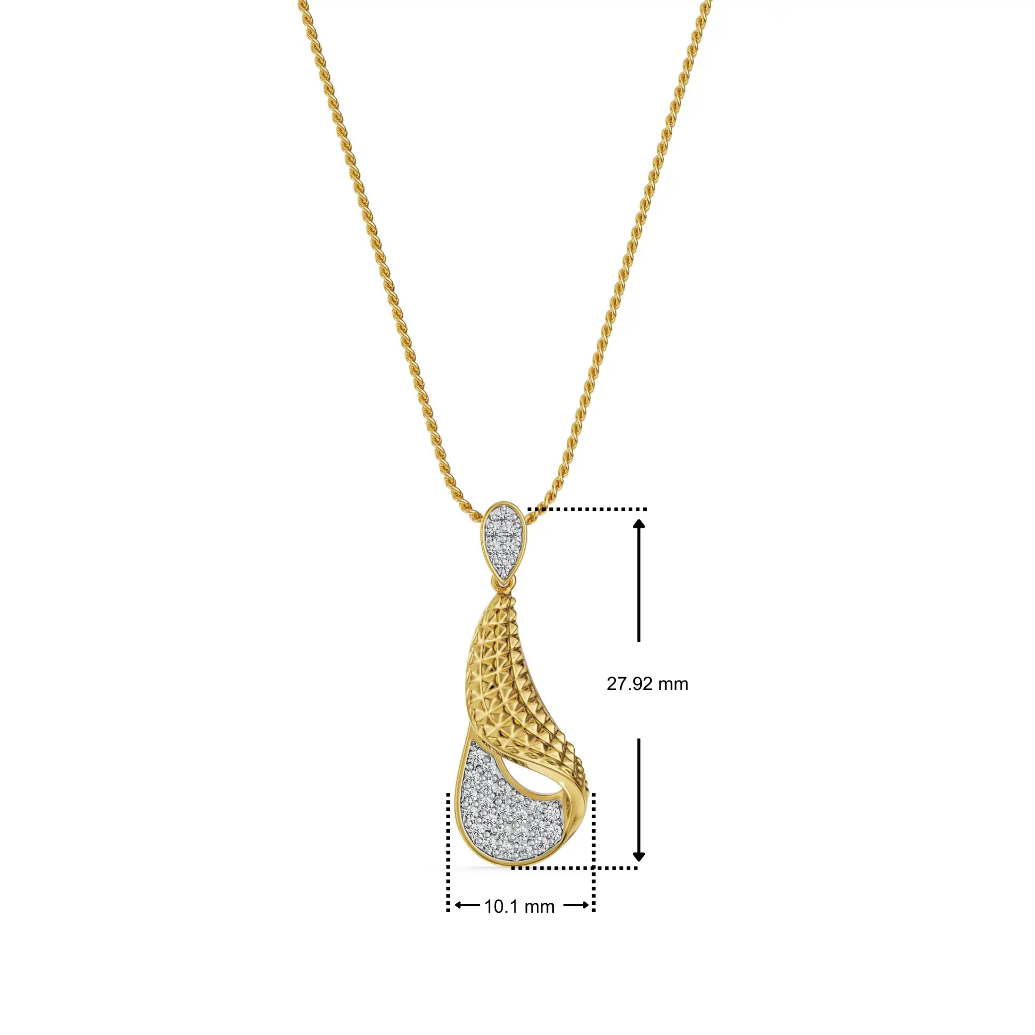 Petal Aura Lab Grown Diamond Pendant