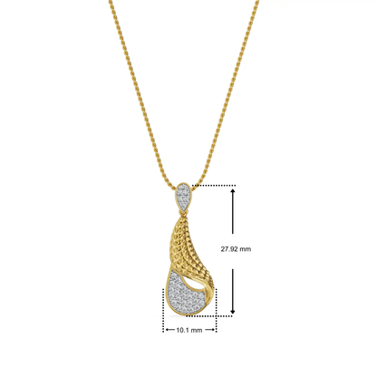 Petal Aura Lab Grown Diamond Pendant