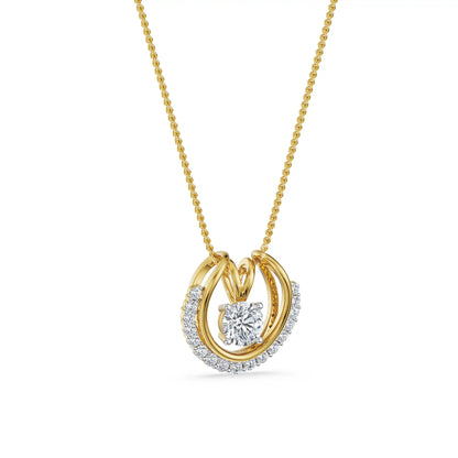 Elara V Lab Grown Diamond Pendant