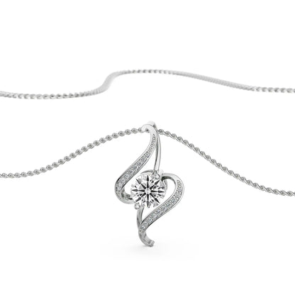 Inisha Hearts & Arrows Lab Grown Diamond Pendant