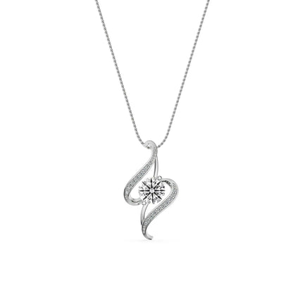 Inisha Hearts & Arrows Lab Grown Diamond Pendant