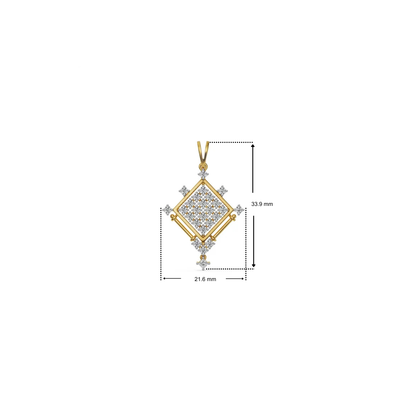 Mosaic Lab Grown Diamond Pendant