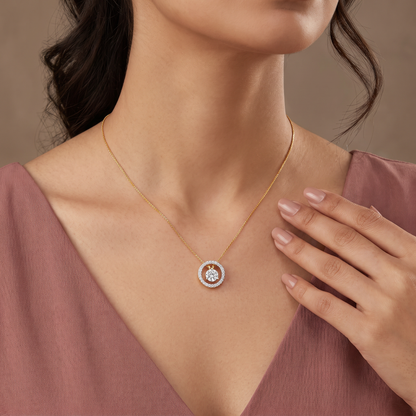 Hearts & Arrows Two Way Lab Grown Diamond Pendant