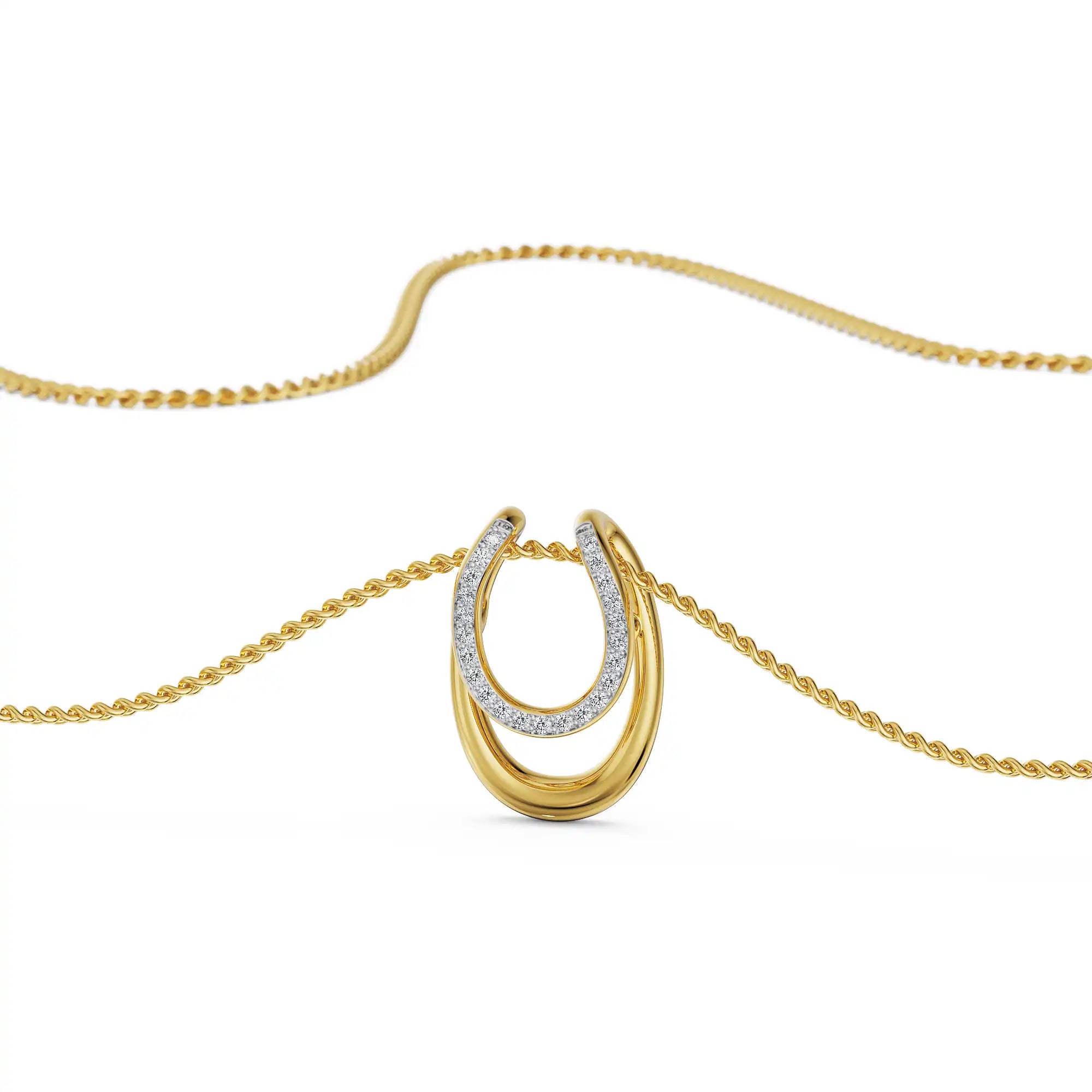 Oval Sparkle Lab Grown Diamond Pendant