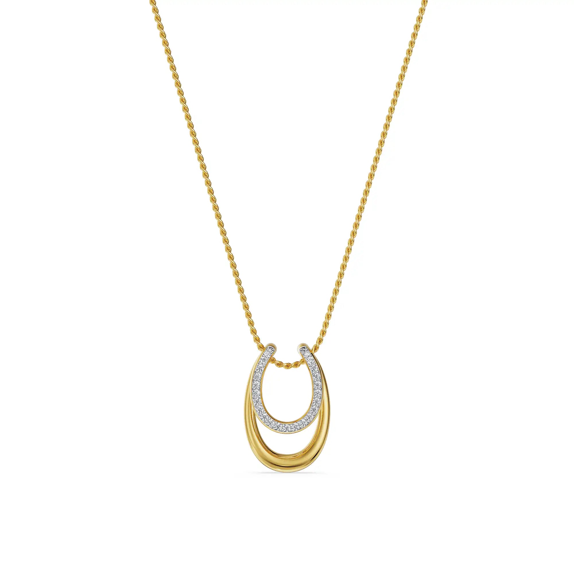 Oval Sparkle Lab Grown Diamond Pendant