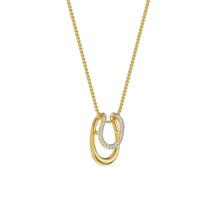 Oval Sparkle Lab Grown Diamond Pendant