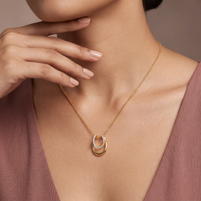 Oval Sparkle Lab Grown Diamond Pendant