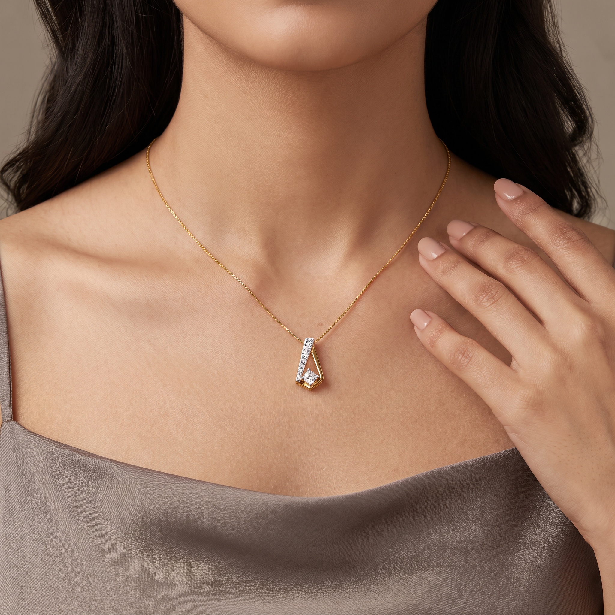Verdant Lab Grown Diamond Pendant