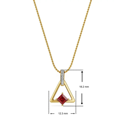Rose Peak Lab Grown Diamond Pendant