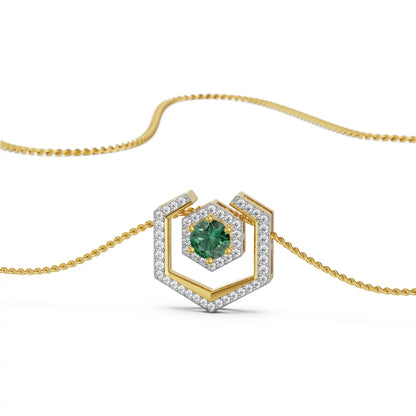 Hexa Glow Lab Grown Diamond Pendant