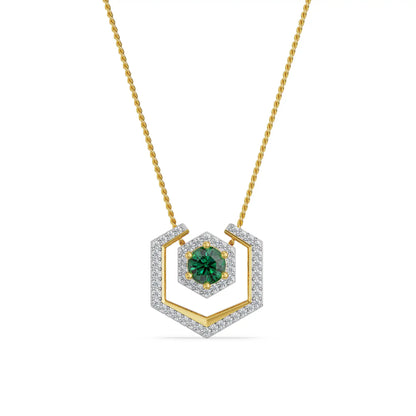 Hexa Glow Lab Grown Diamond Pendant