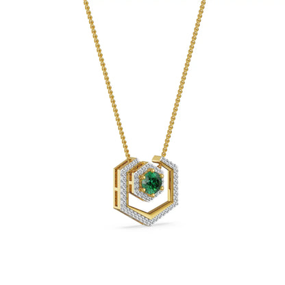 Hexa Glow Lab Grown Diamond Pendant