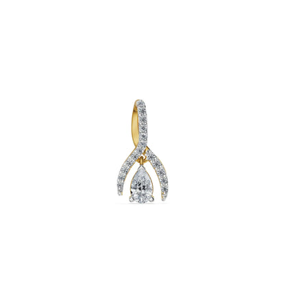 Pear Embrace Lab Grown Diamond Pendant