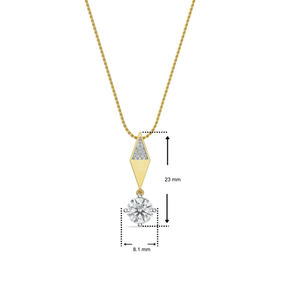 Harlow Solitaire Lab Grown Diamond Pendant