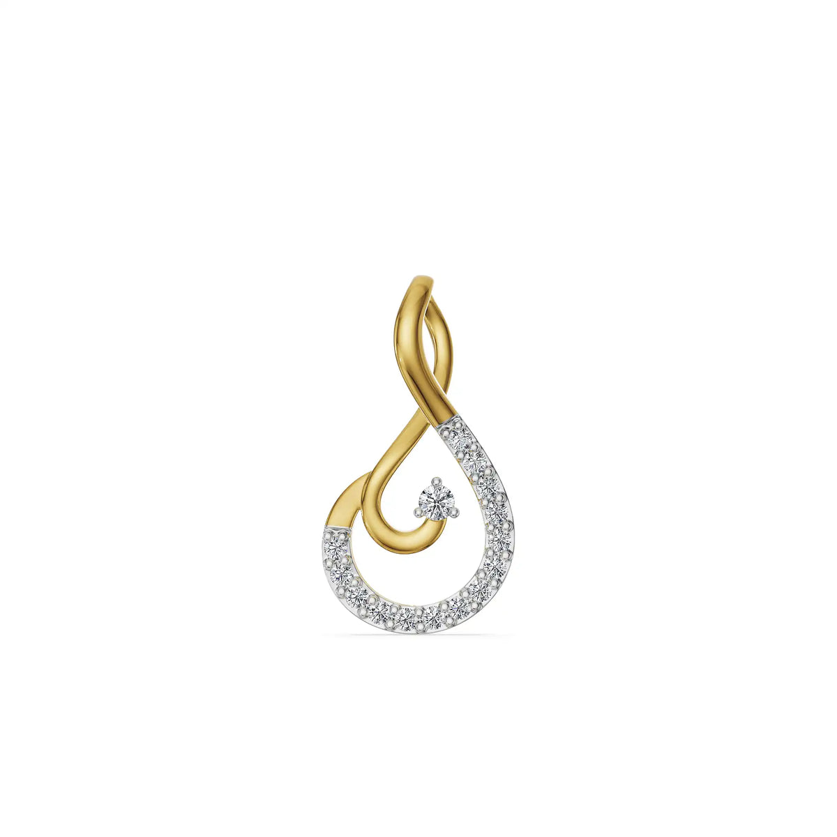 Sara Curve Lab Grown Diamond Pendant