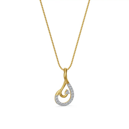 Sara Curve Lab Grown Diamond Pendant