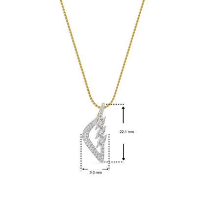 Prism Marquise Lab Grown Diamond Pendant