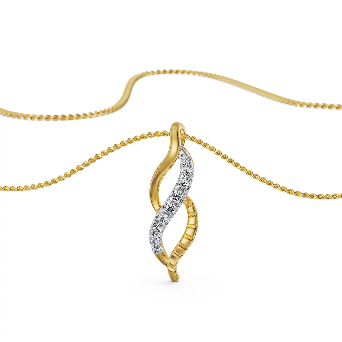 Twist Lab Grown Diamond Pendant