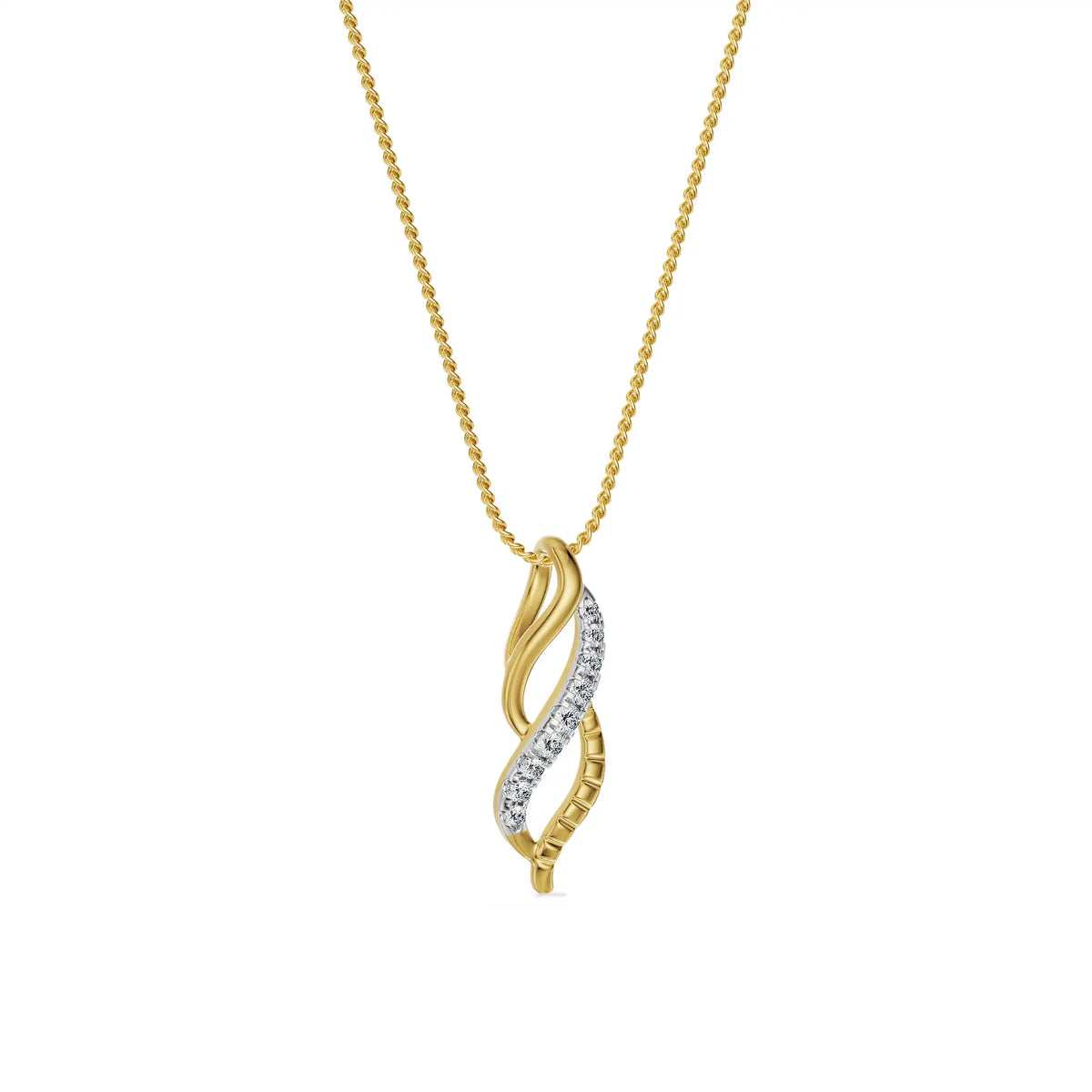 Twist Lab Grown Diamond Pendant
