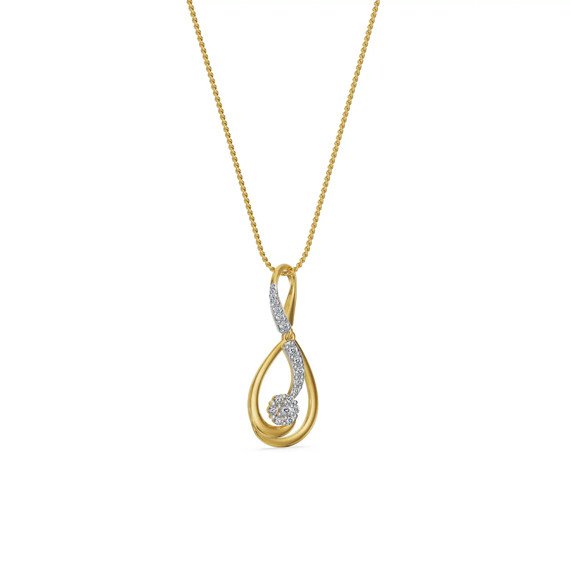 Auric Cradle Lab Grown Diamond Pendant